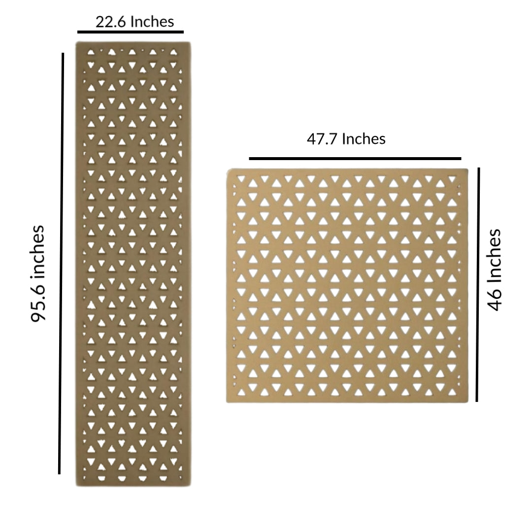 2D wall panels MDF wood