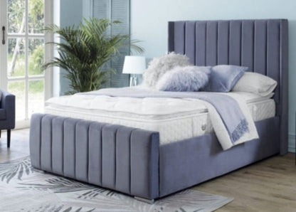 Liner wingback bed