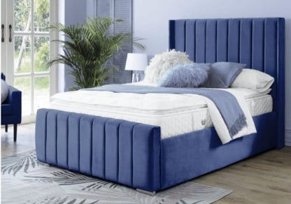 Liner wingback bed